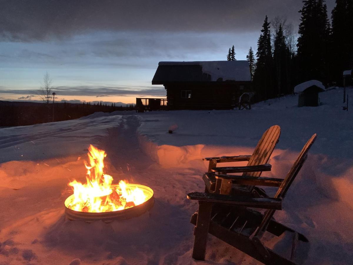 Secluded Log Cabin, 30 Min From Chena Hot Springs Pleasant Valley Exterior photo